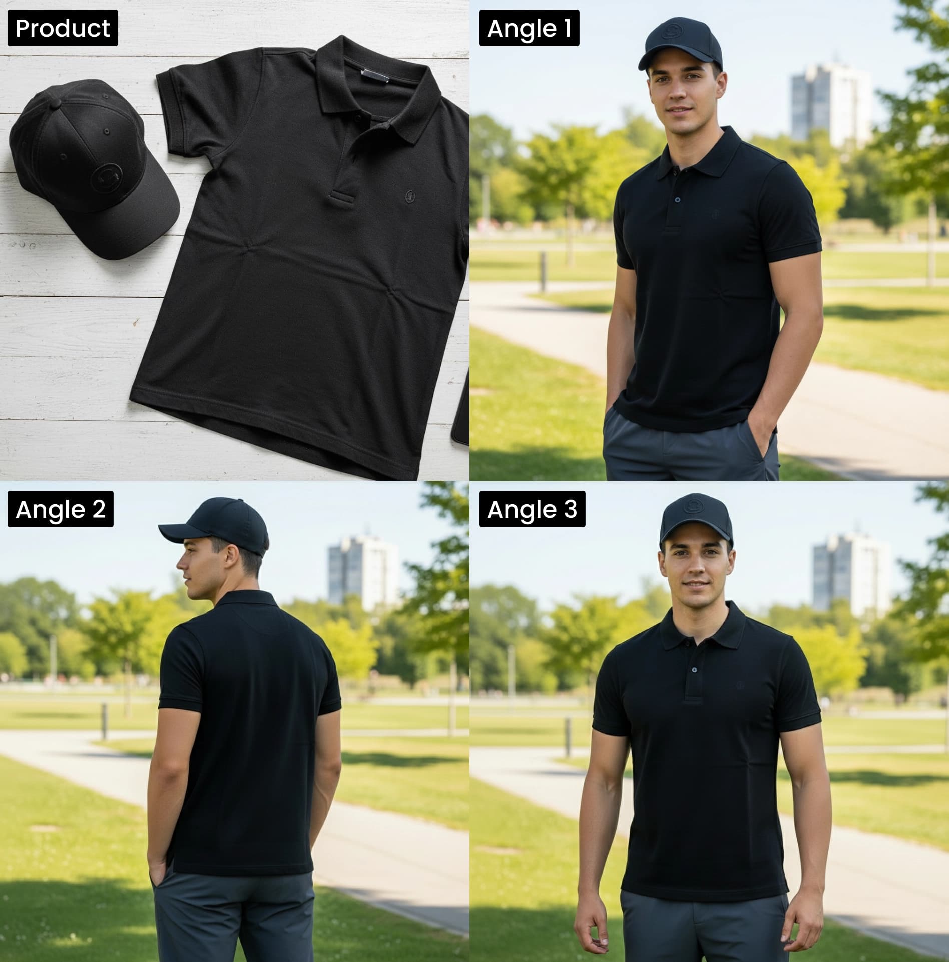 Multiple e-commerce ready shots from one upload